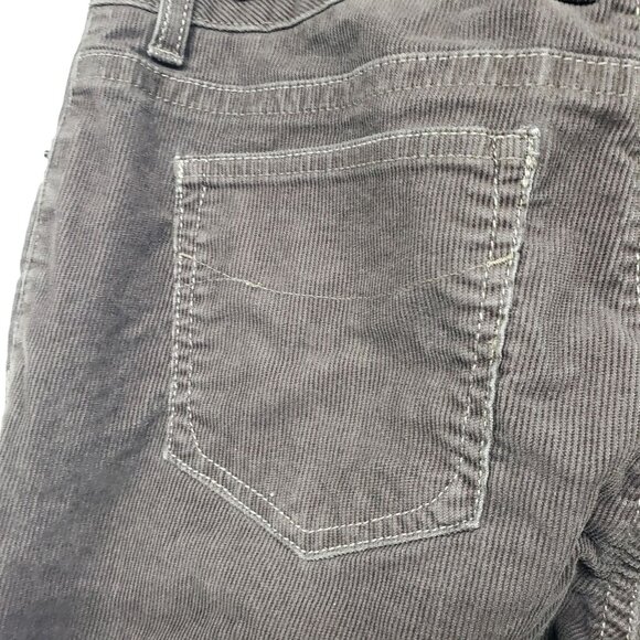 LL Bean Brown Corduroy Favorite Fit Straight Pants 8 Regular Womens Fall Winter - Picture 7 of 9